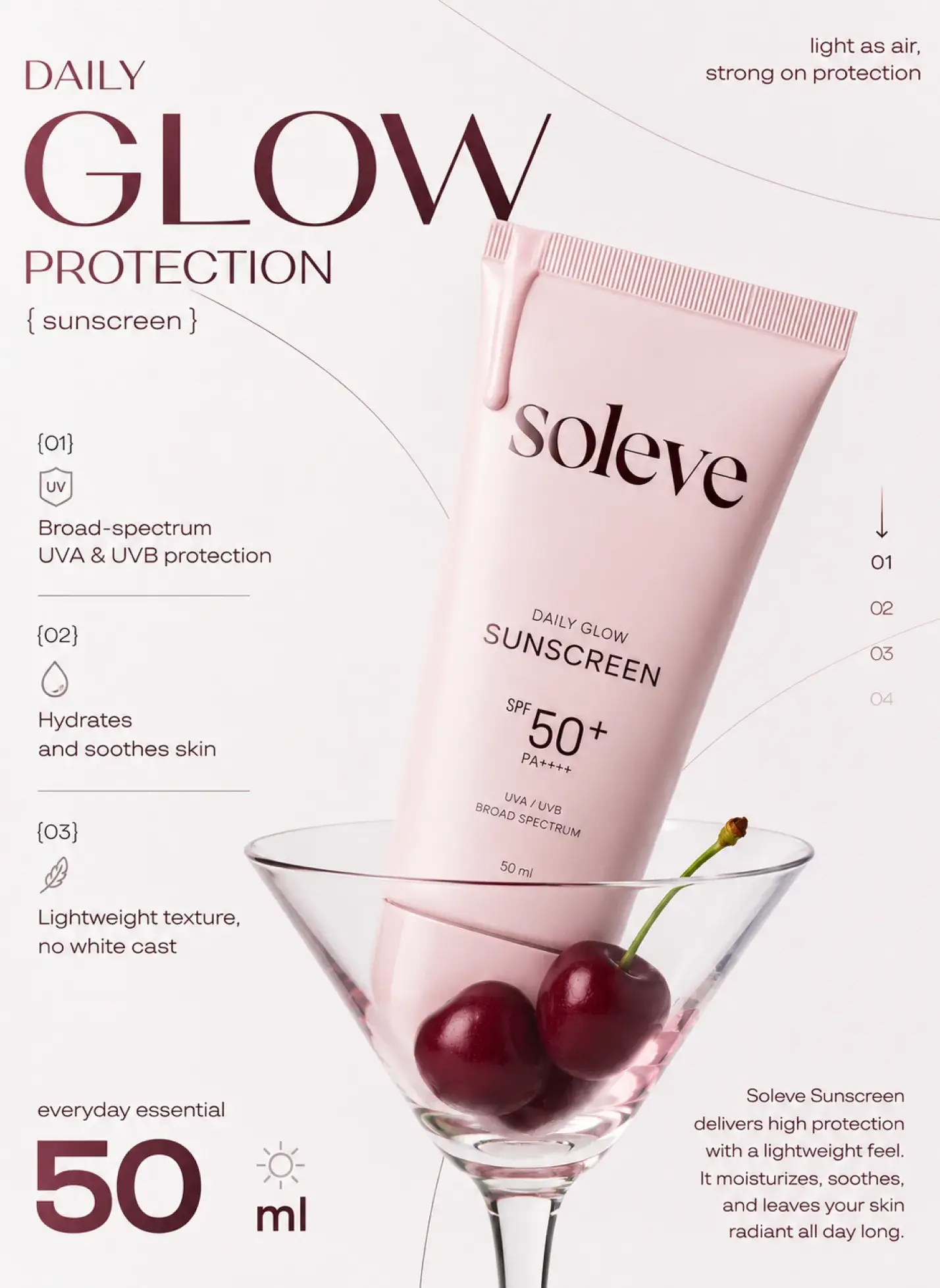 Skincare post being resized to a 16 by 9 aspect ratio