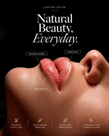 Beauty social post example #4