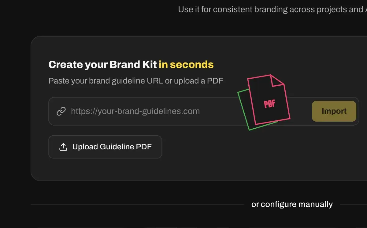 Your brand, done in one sitting