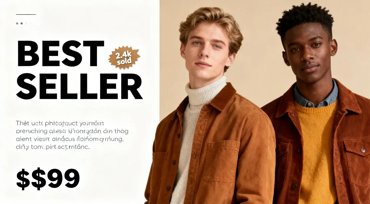 Fashion social post example 5