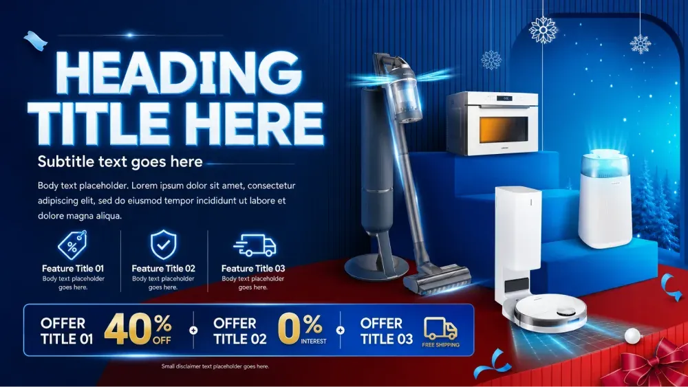 High-tech holiday promotional