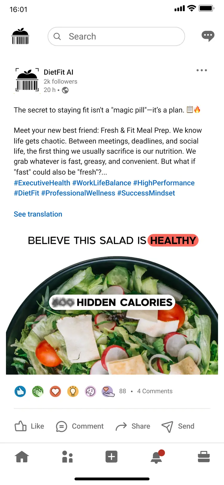 LinkedIn preview