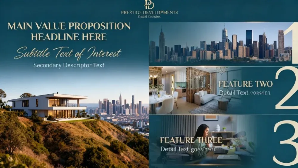 Ultra-luxury real estate theme