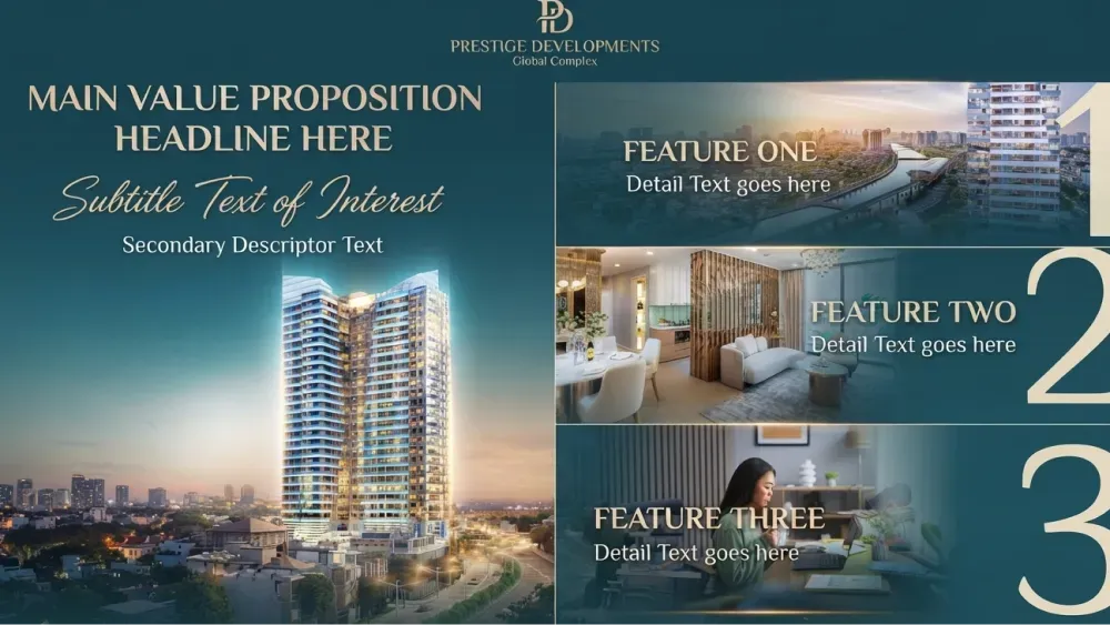 Ultra-luxury real estate theme