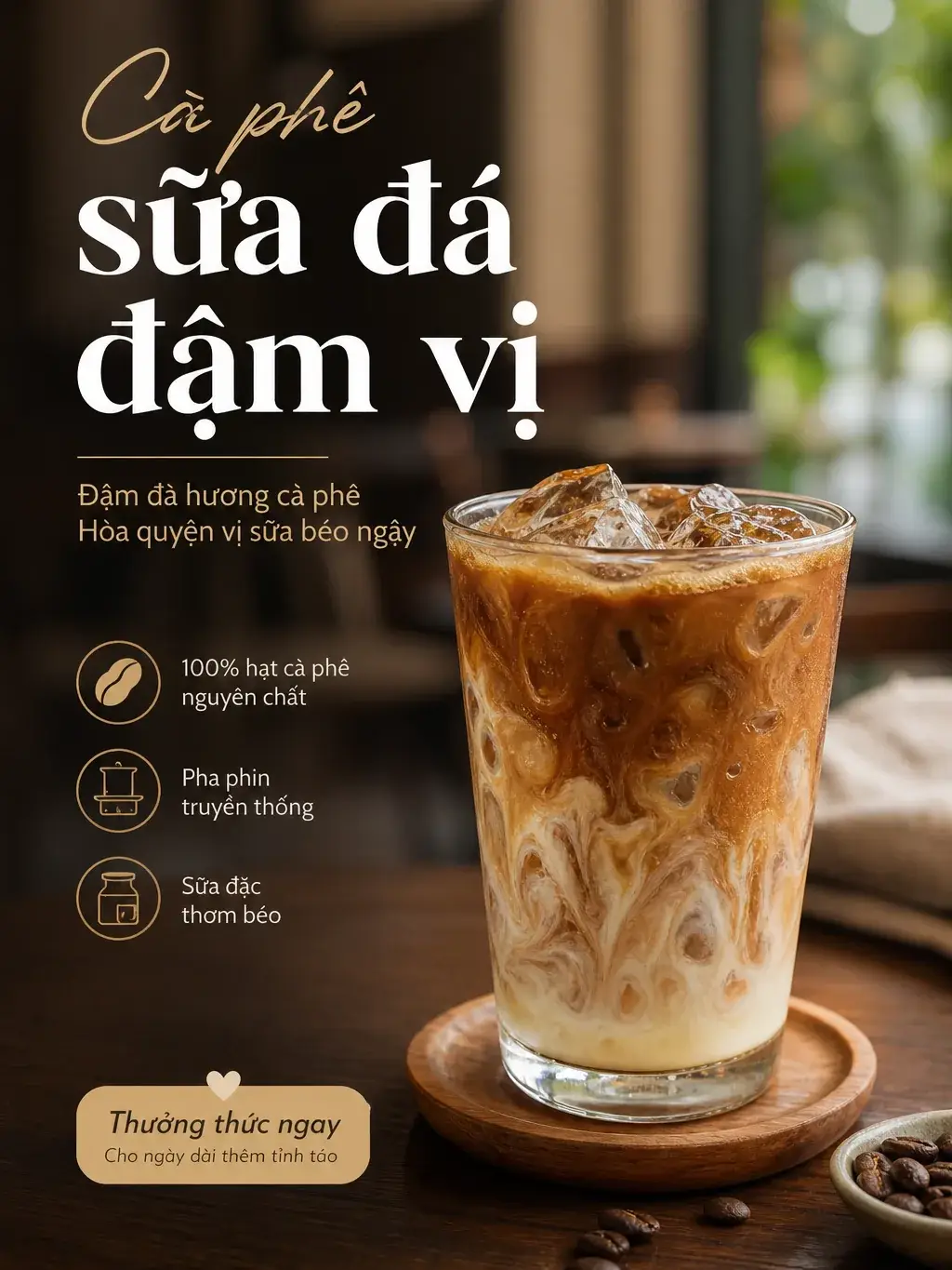 Ví dụ bài đăng mạng xã hội về Nhà hàng & Cafe số 2
