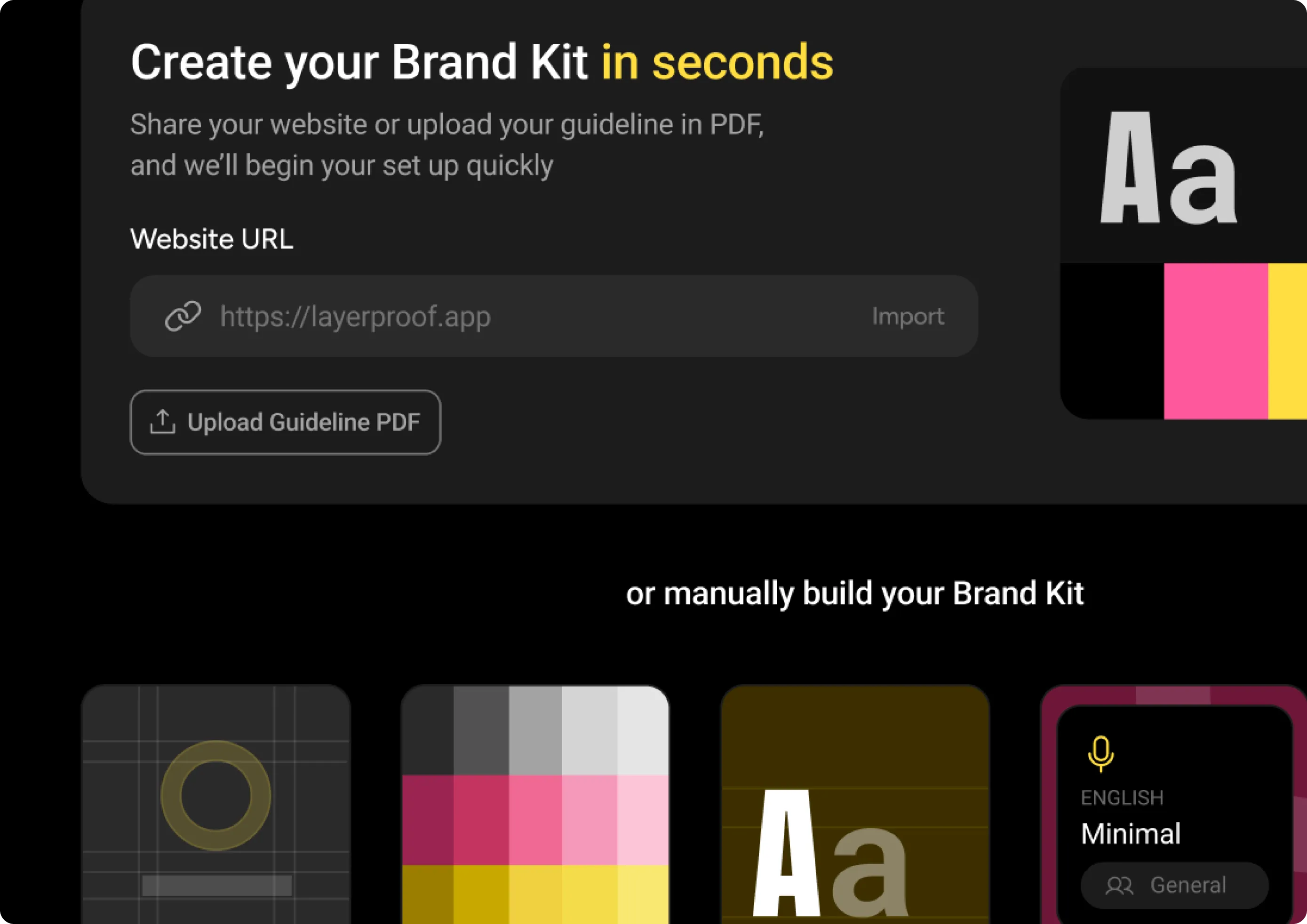 Brand-kit for consistency