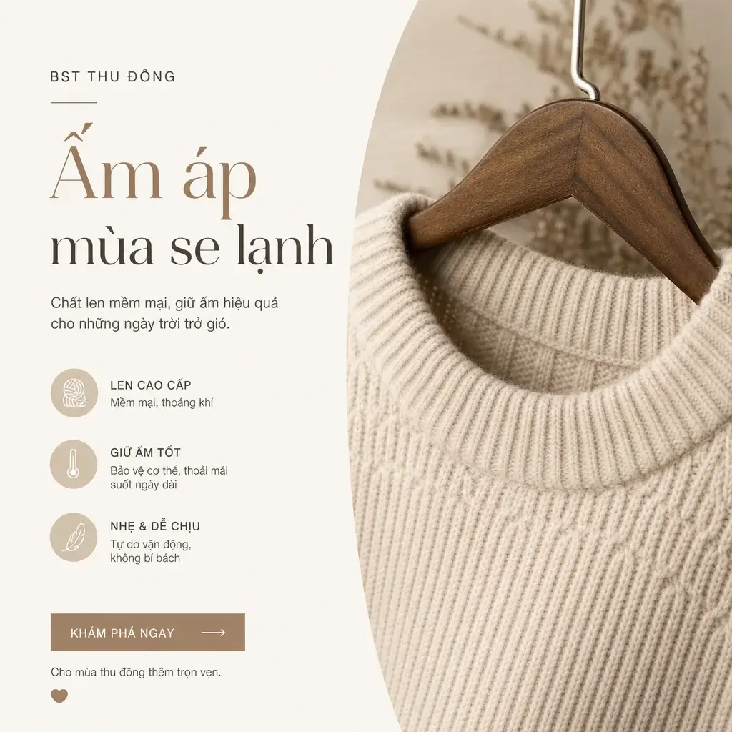 Ví dụ bài đăng mạng xã hội về Quần áo số 5