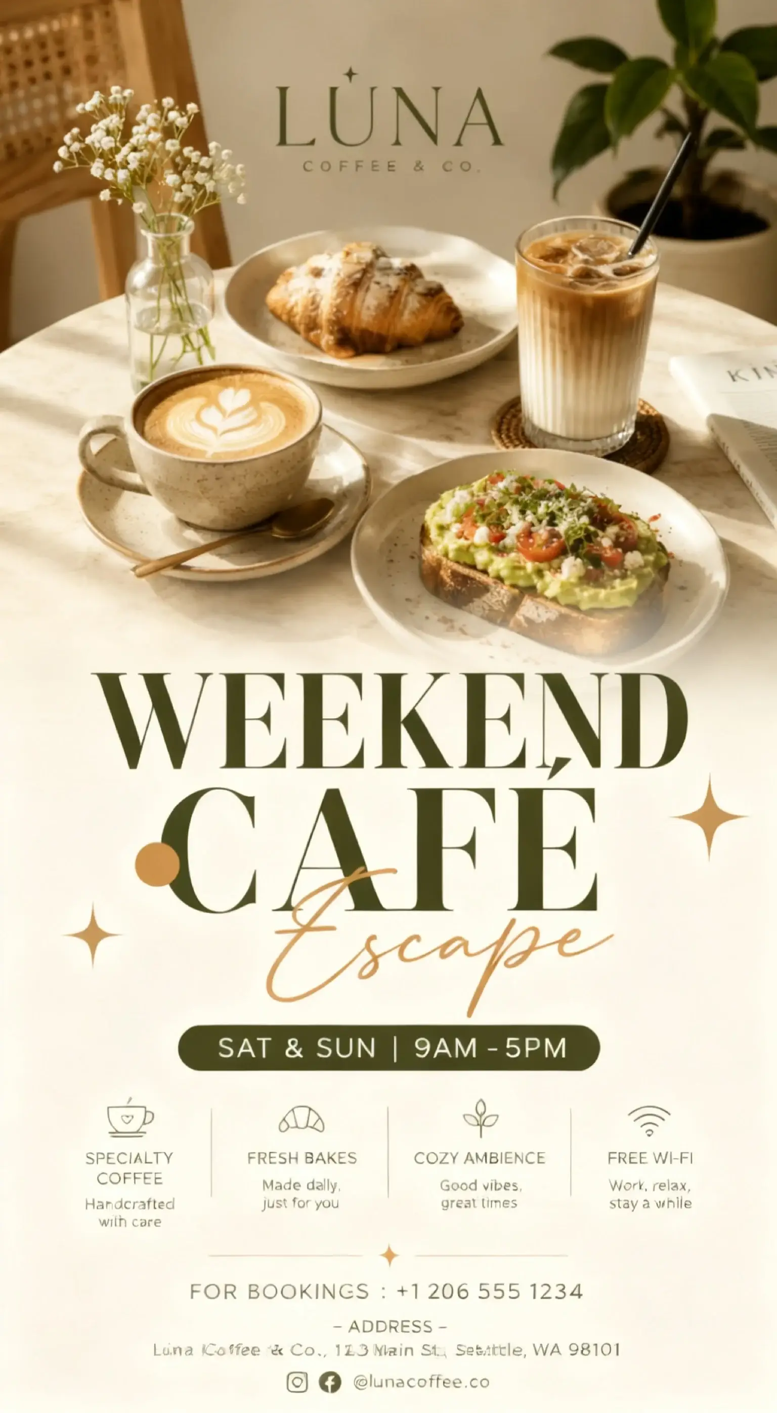Restaurant & Cafe social post example 6
