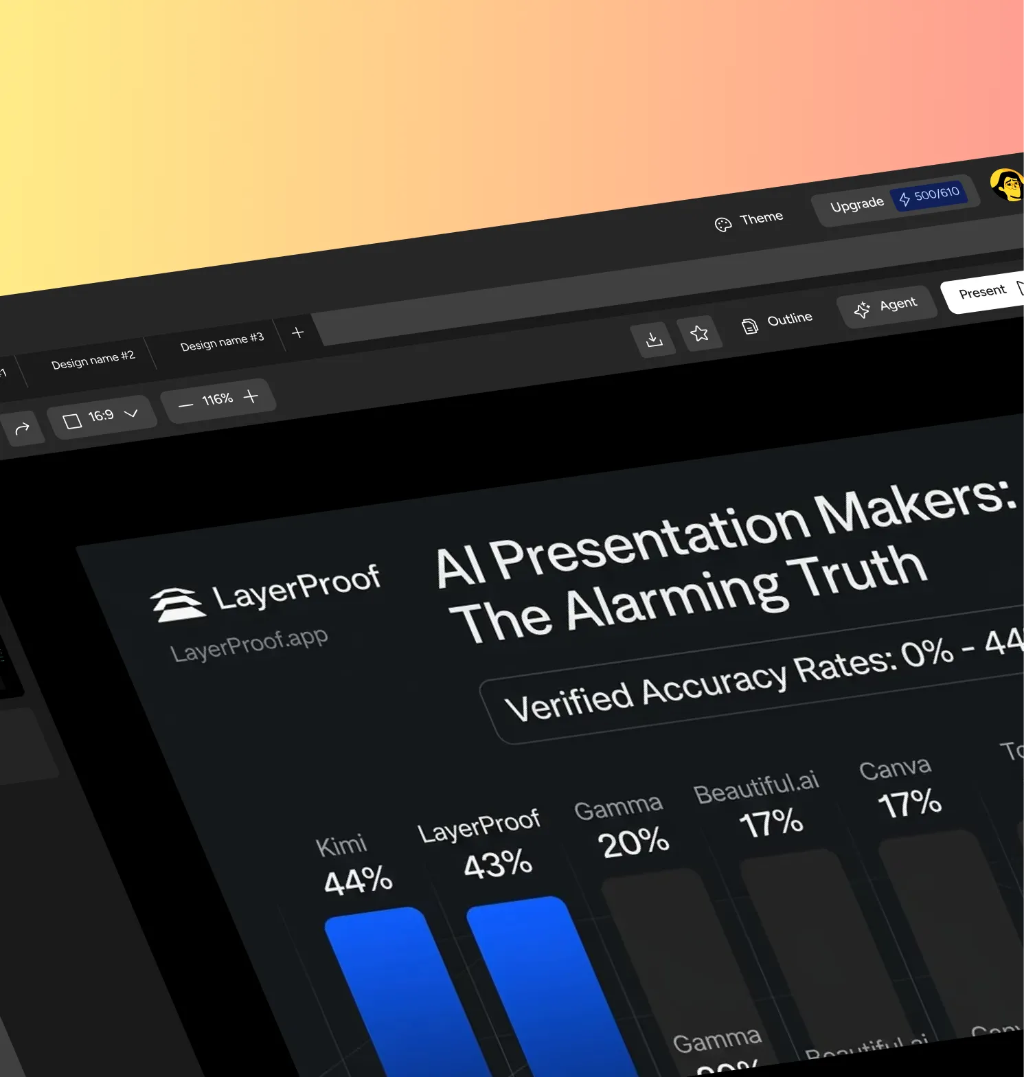 Agent builds your slides