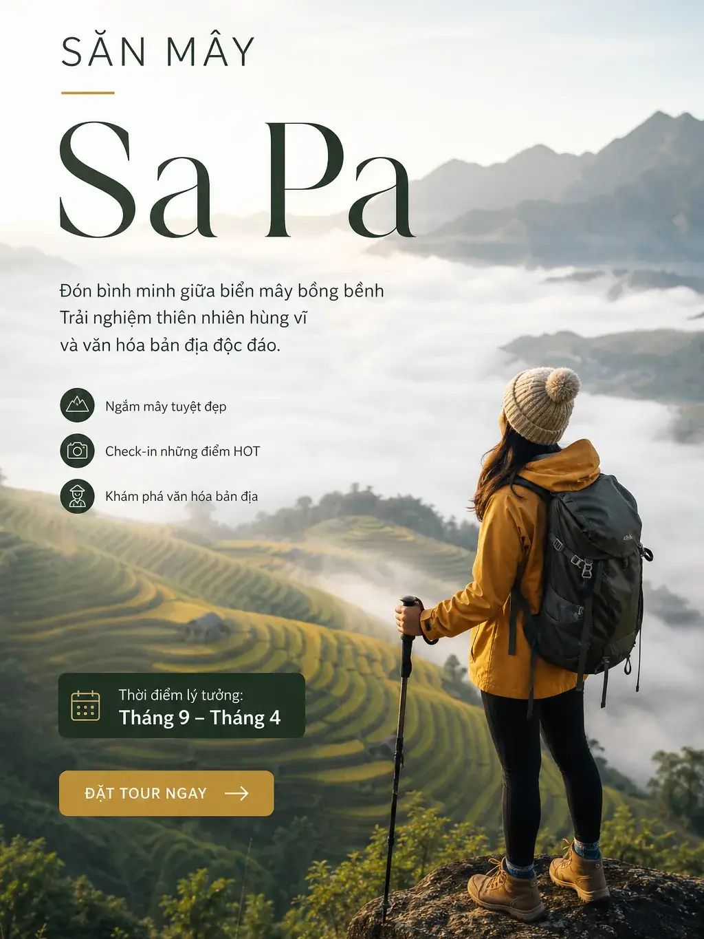 Ví dụ bài đăng mạng xã hội về Tour du lịch số 3