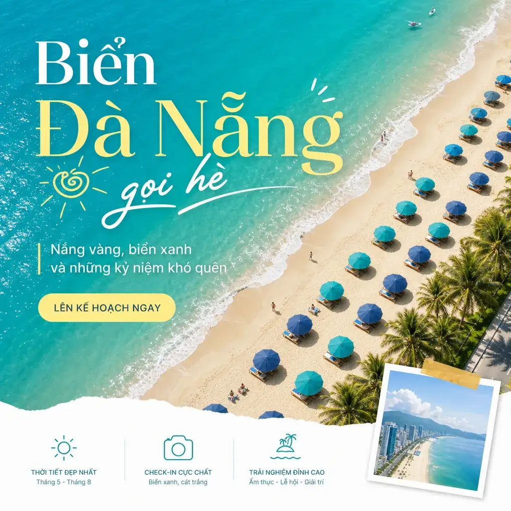 Ví dụ bài đăng mạng xã hội về Tour du lịch số 4