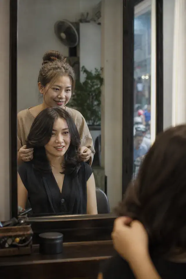 Before / after hair reveal